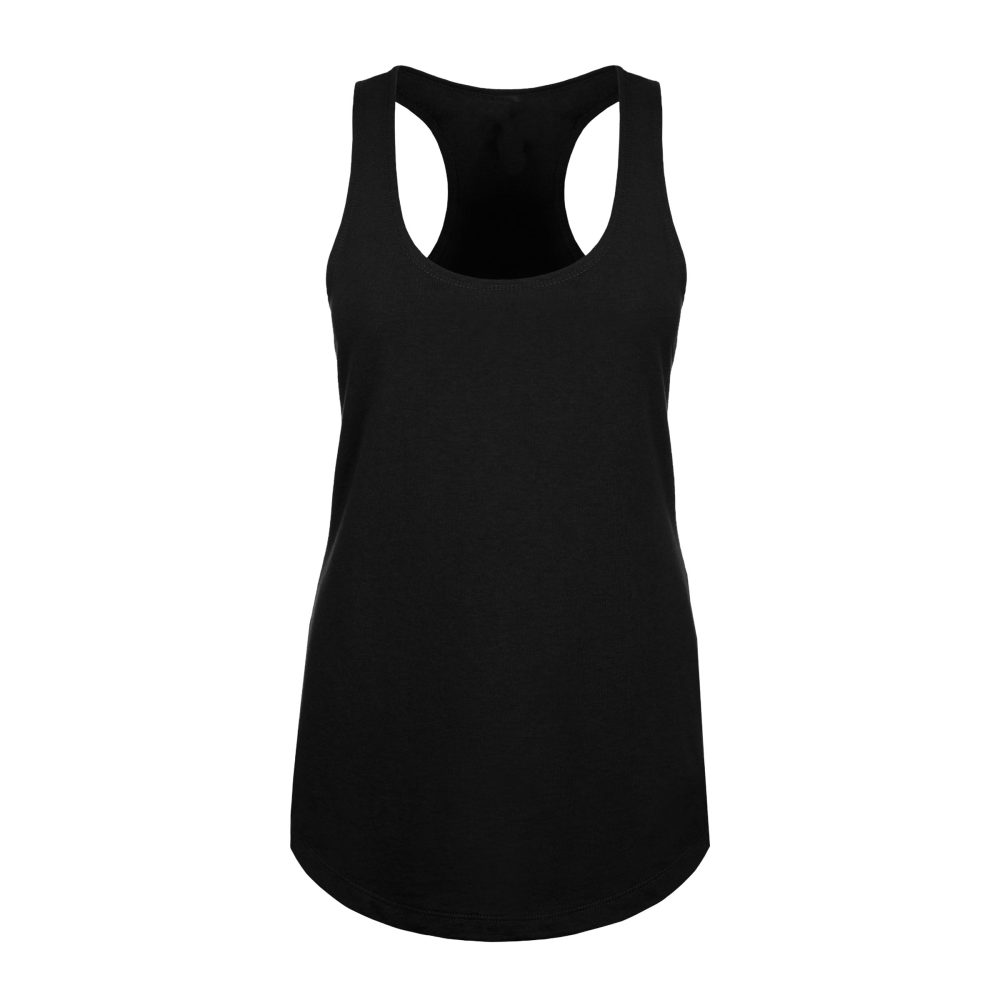 Logo - Ladies Racerback Tank Top - Black UNITED FITNESS - GUIDED GROUP  FITNESS