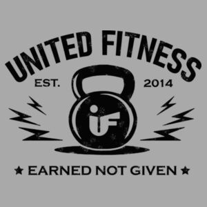 UNITED FITNESS - EARNED NOT GIVEN - WOMEN'S FITTED T-SHIRT - ZY3SC9 Design