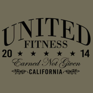UNITED FITNESS - EARNED NOT GIVEN - T-SHIRT - $Y65AM7$ Design