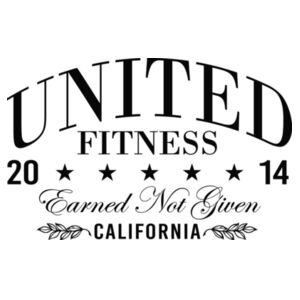 UNITED FITNESS - EARNED NOT GIVEN - T-SHIRT - $Y65AM7$ Design