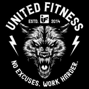 UNITED FITNESS - NO EXCUSES - WOMEN'S FITTED T-SHIRT - $VJ6DSC$ Design