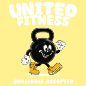 UNITED FITNESS - CHALLENGE ACCEPTED - WOMEN'S FITTED T-SHIRT - 2M3GJC Design
