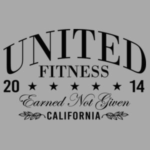 UNITED FITNESS - EARNED NOT GIVEN - HOODIE - $4QBX89$ Design